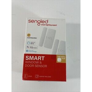 Sengled Smart Window & Door Sensor,Hub Required,Works W/ Alexa,Google,2-Pack